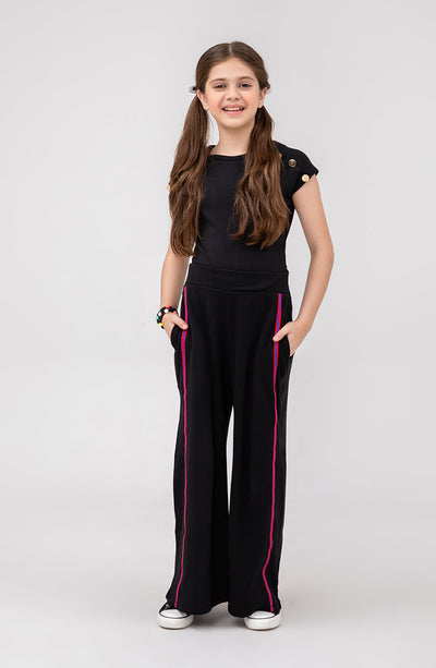 Girl Gold Buttons Bodysuit