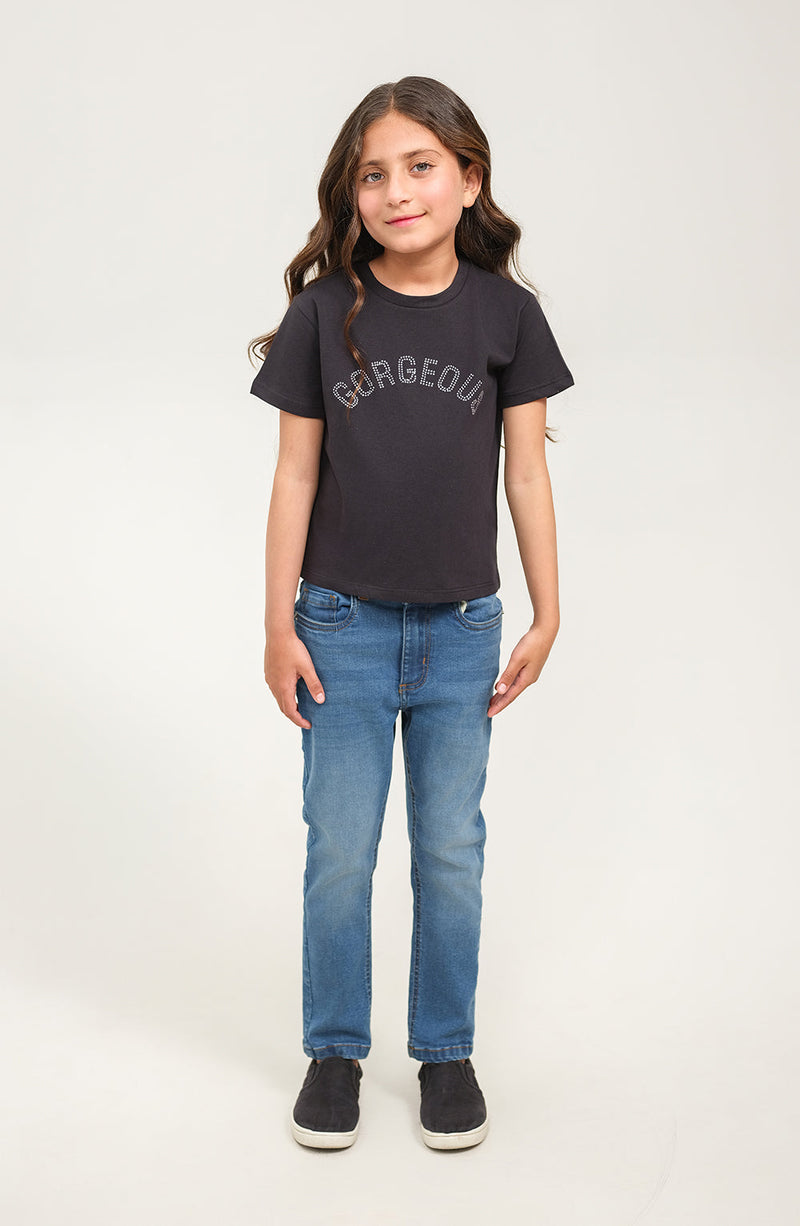 Girl Knitwear T-Shirt - GKT718125 - Shop Now at Leisure Club