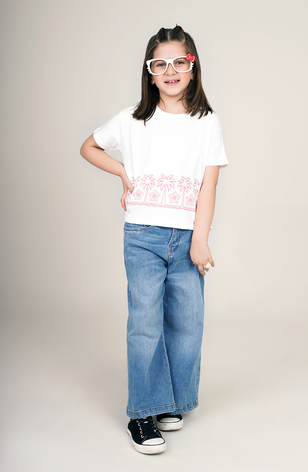 Girls Printed Tee