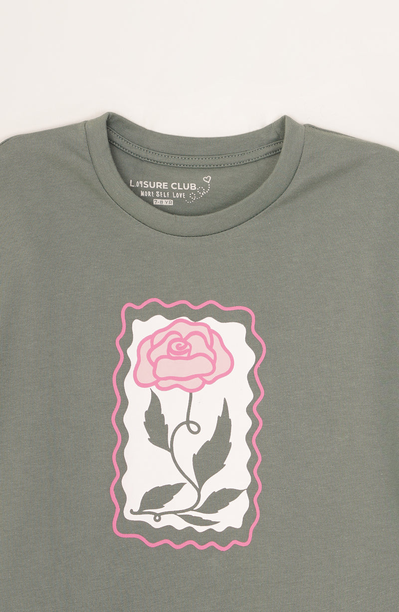 Girls Printed Tee - GKT769325 - Shop Now at Leisure Club