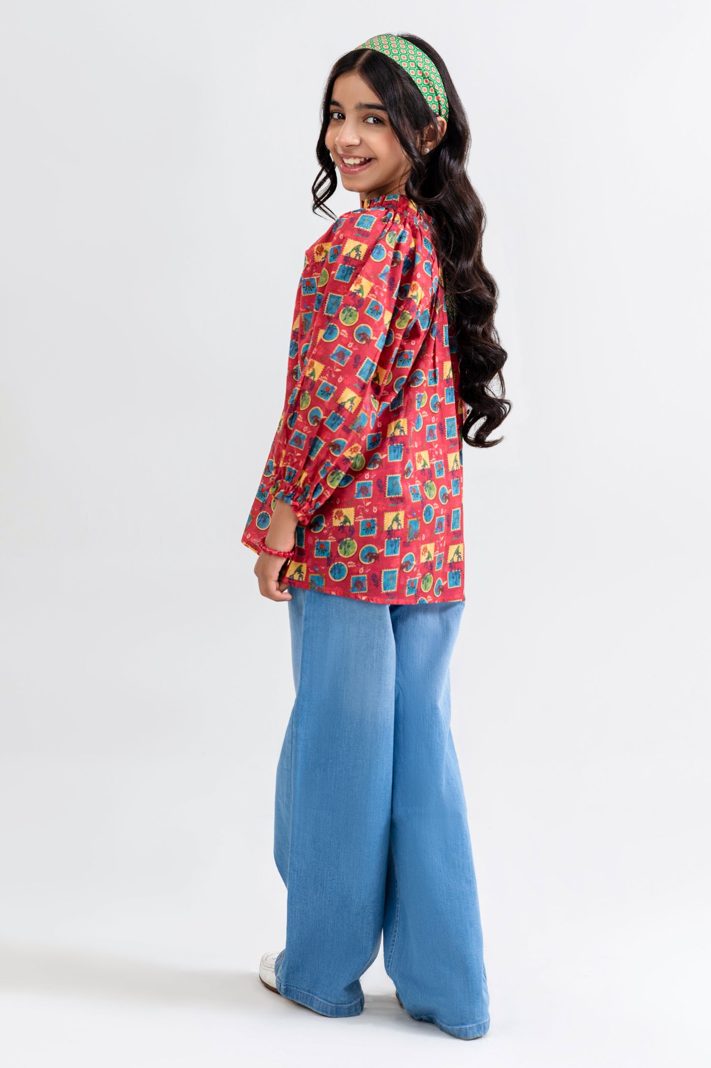 Printed Boho Top - GW701126