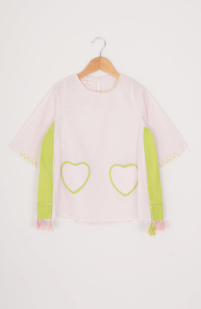 Girl Heart Pocket Co-Ord