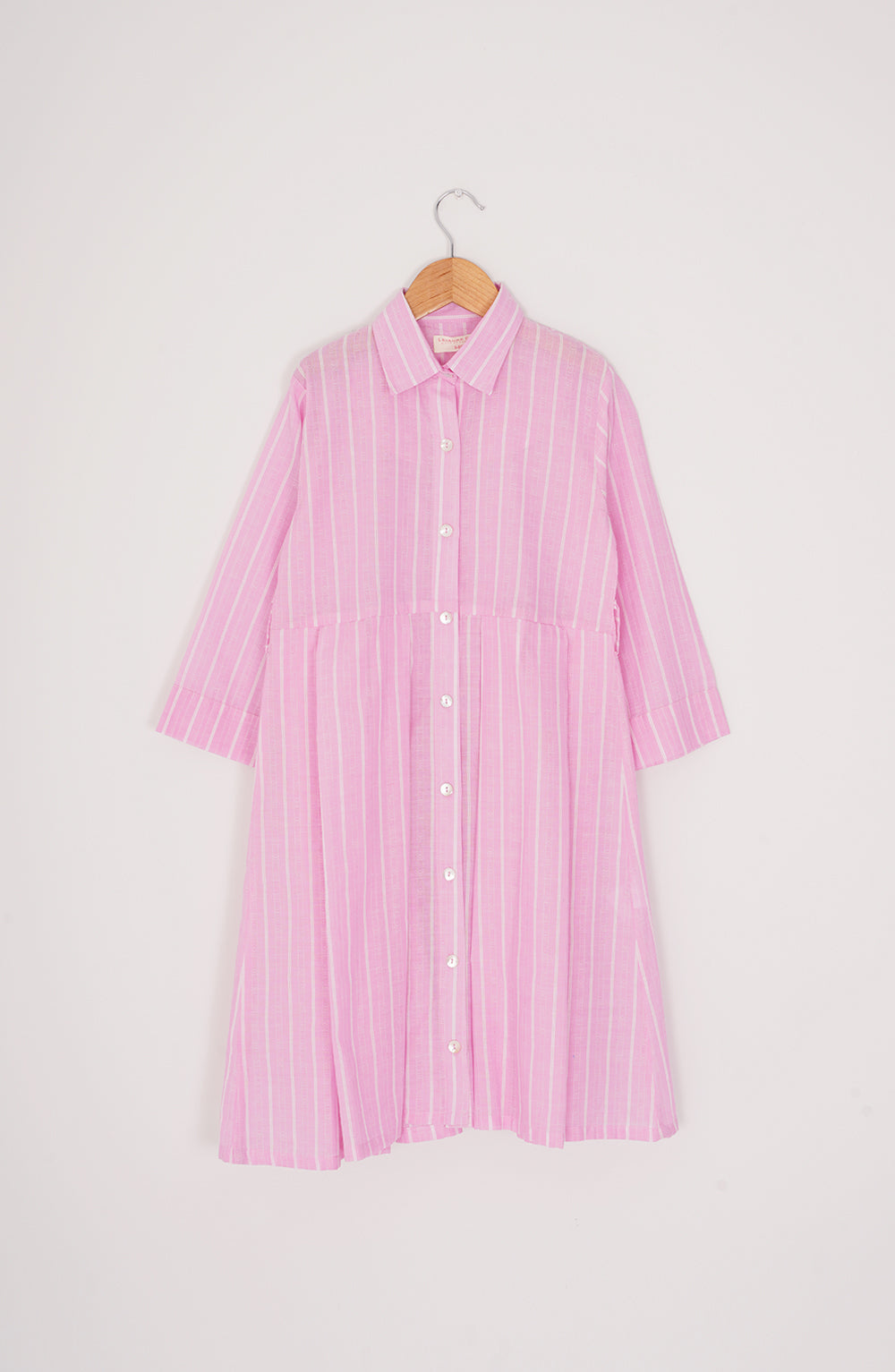 Girl Ankle Length Collar Shirt