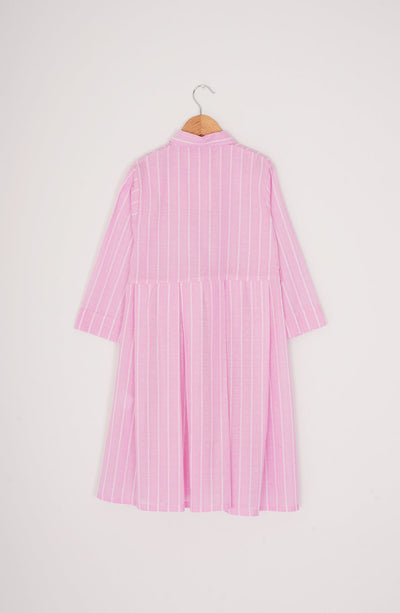 Girl Ankle Length Collar Shirt