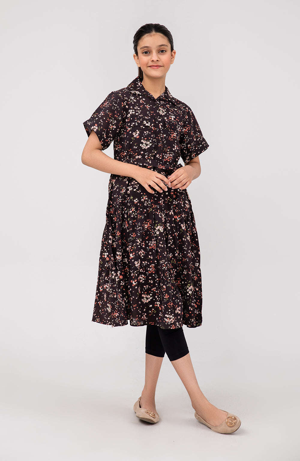 Girl Belted Dress