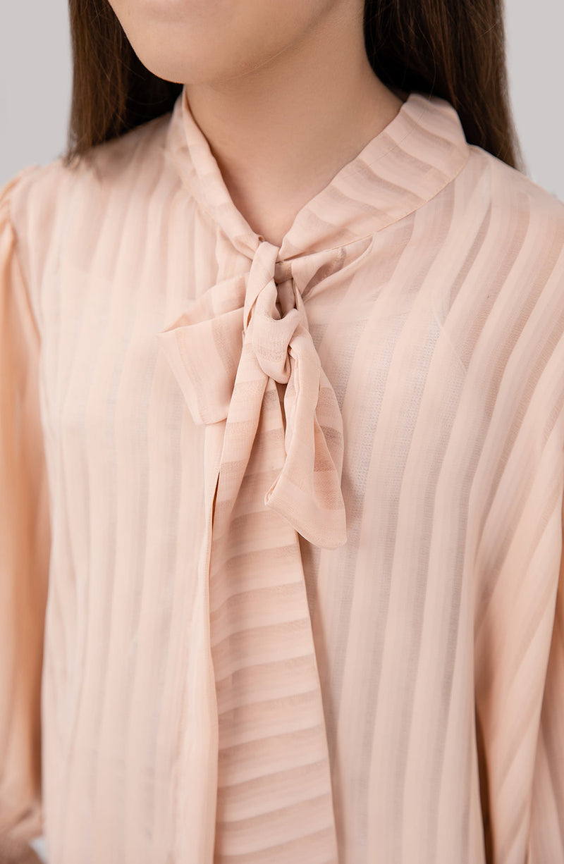Girl Bow Tie Shirt - GWT701125 - Shop Now at Leisure Club