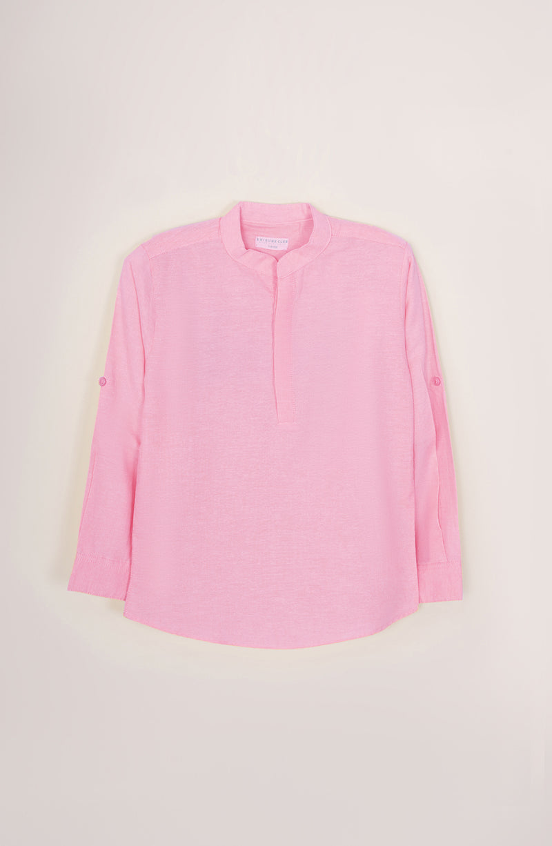 Girls Boxy Button Down - GWT707325 - Shop Now at Leisure Club