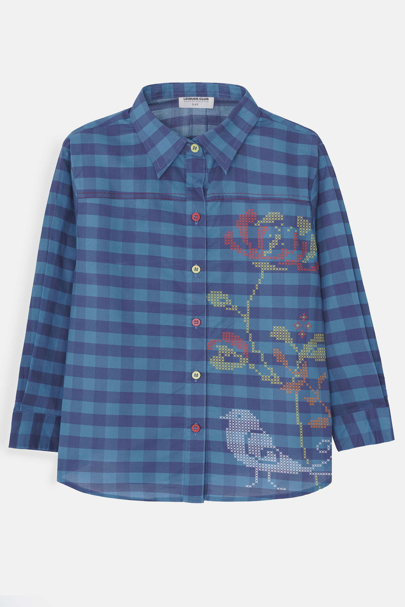 Girls Printed Shirt - GWTU-680426