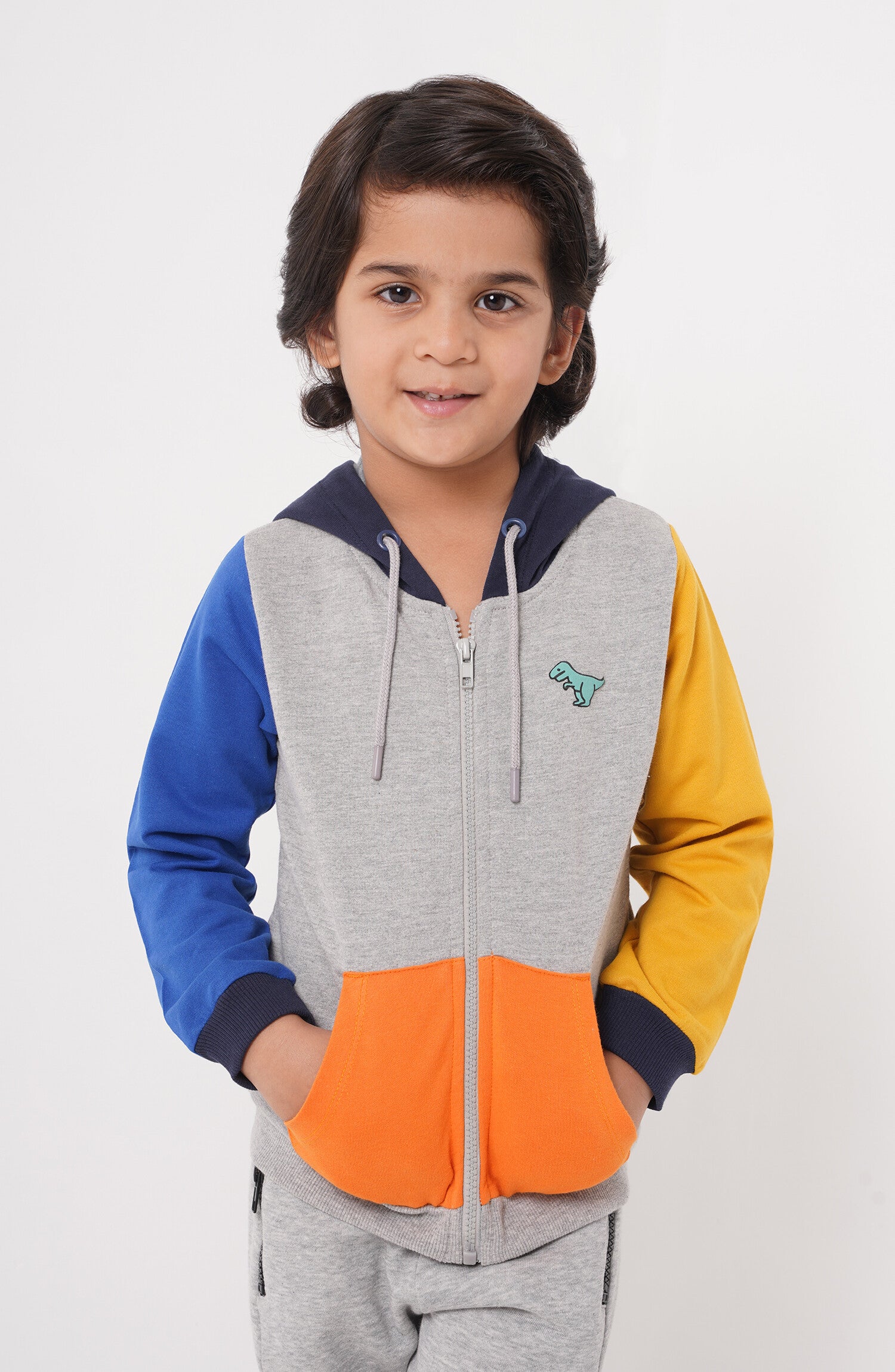 Color Block Hoodie - IBHK609424 - Shop Now at Leisure Club