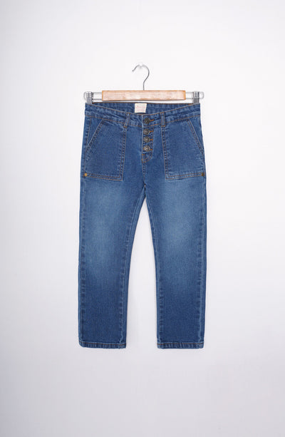 Straight Denim Pant - GDJ603424 - Shop Now at Leisure Club