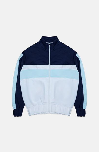 COLOR BLOCK MOCK ZIPPER - GKH605424 - Shop Now at Leisure Club