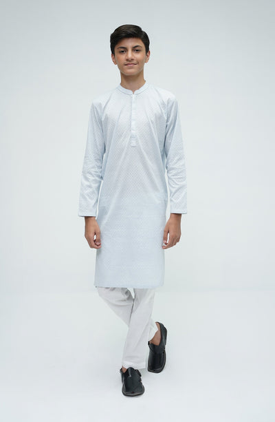 Boys Shiffili Embroidered Kurta - SBK706124 - Shop Now at Leisure Club