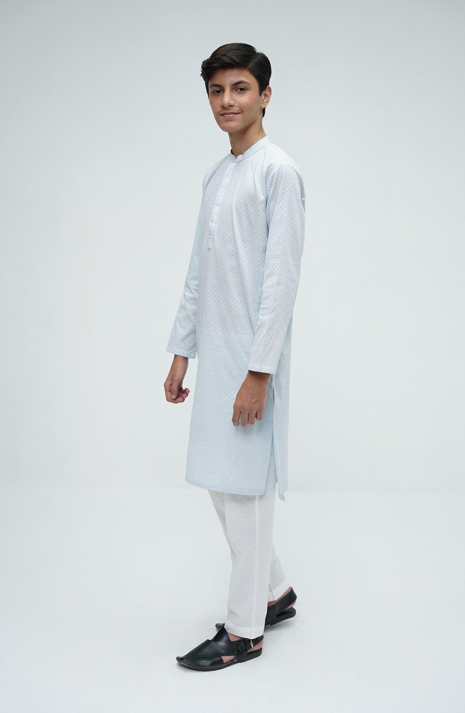 Boys Shiffili Embroidered Kurta - SBK706124 - Shop Now at Leisure Club