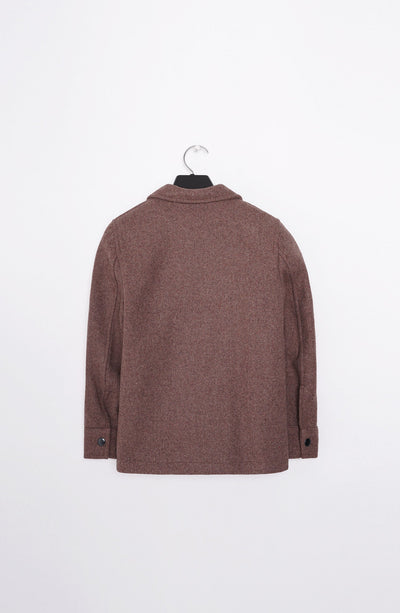 Wool Collar Shacket - BCO605A424 - Shop Now at Leisure Club