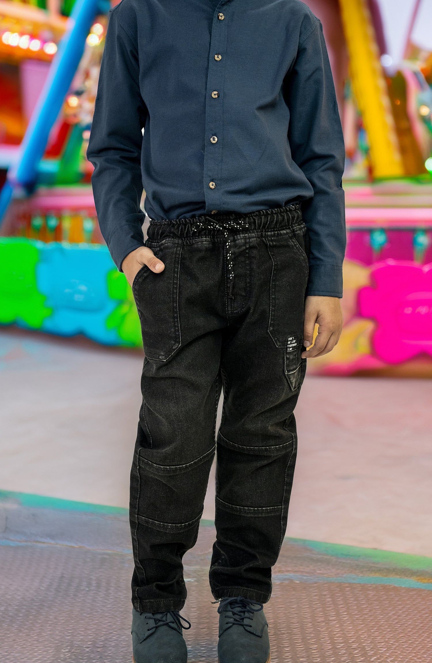 Loose Fit Trouser - IBDJ901324 - Shop Now at Leisure Club