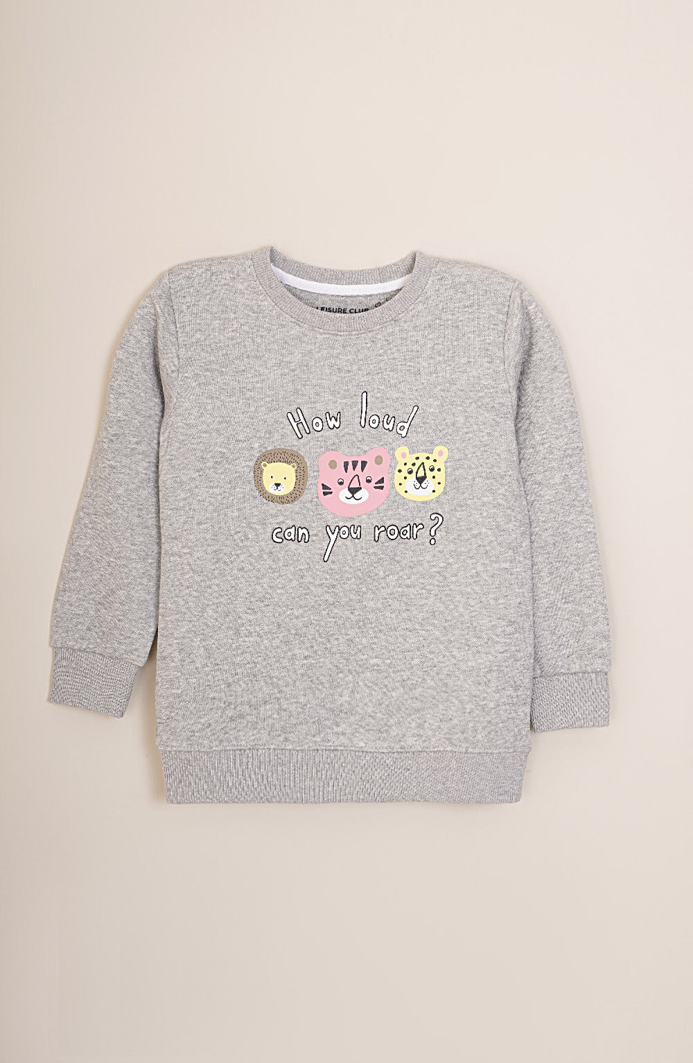 Printed Sweatshirt - IBHK604425 - Shop Now at Leisure Club