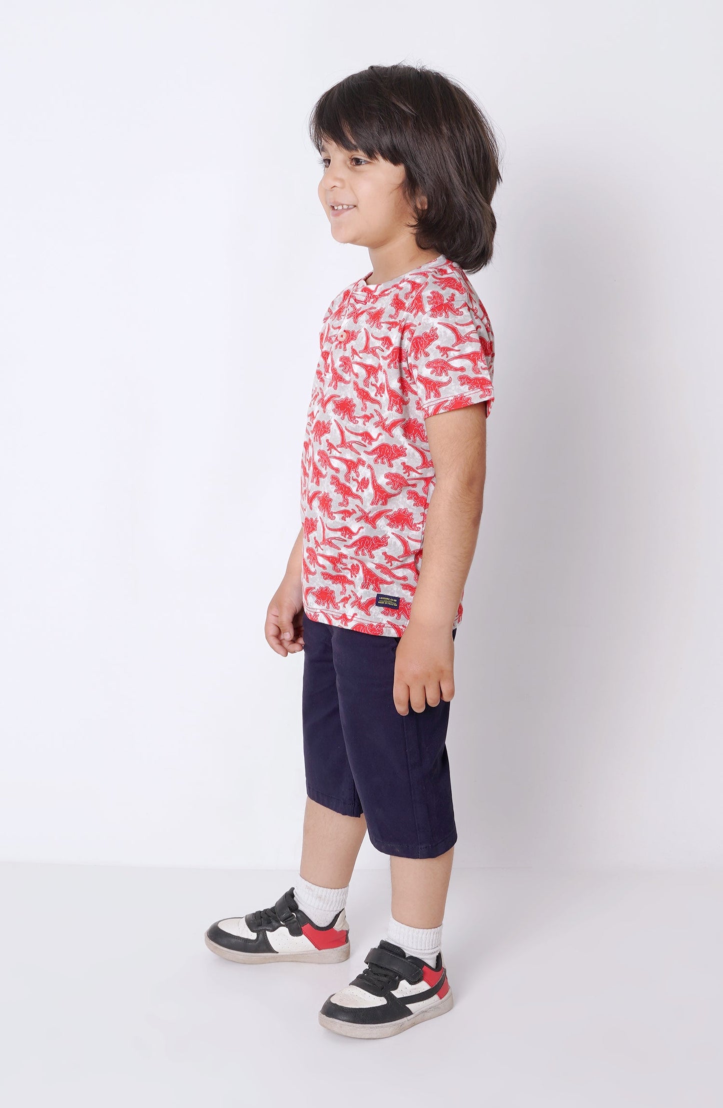 Printed Jersey Henley - IBK701B124 - Shop Now at Leisure Club