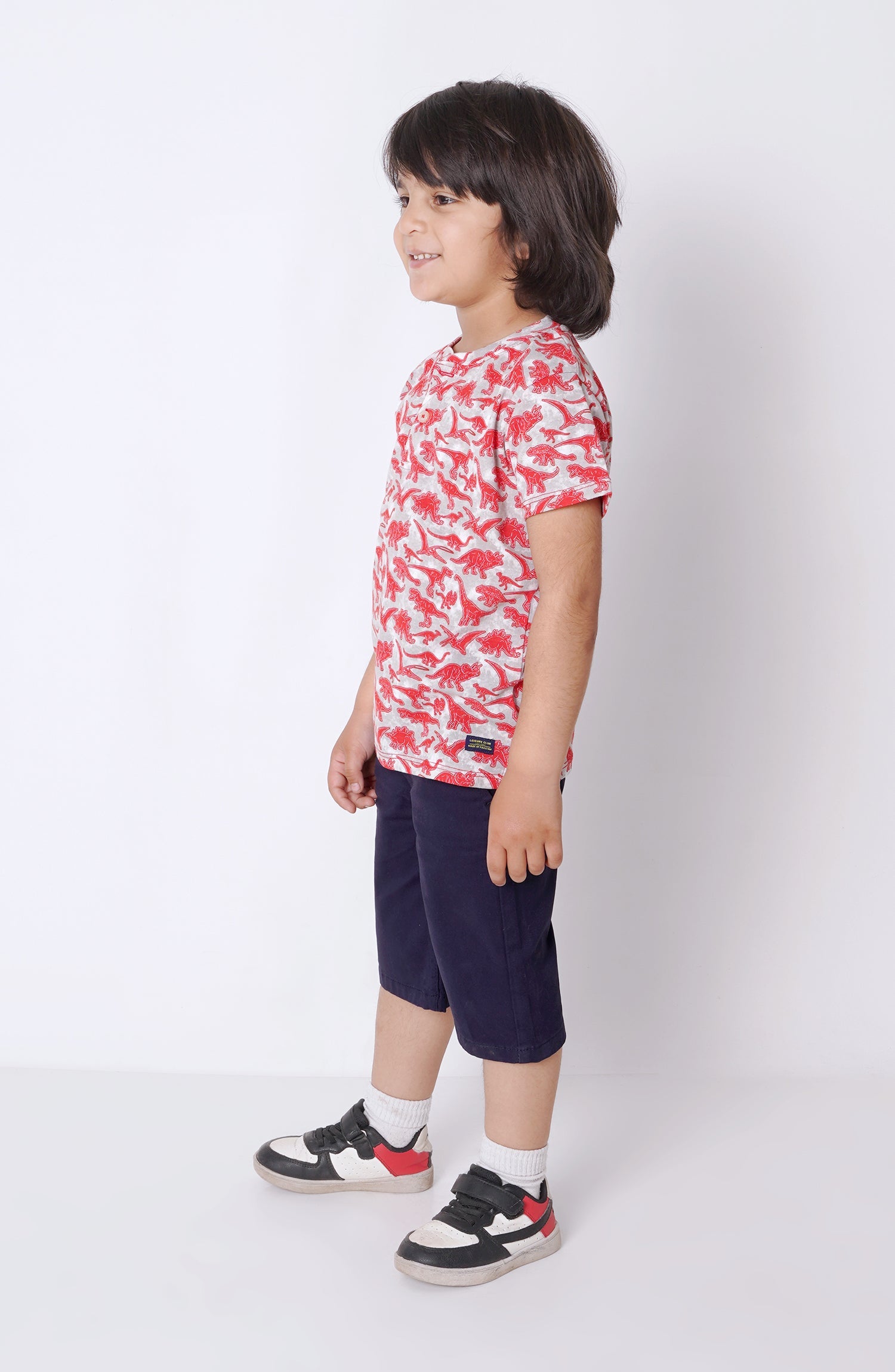 Printed Jersey Henley - IBK701B124 - Shop Now at Leisure Club