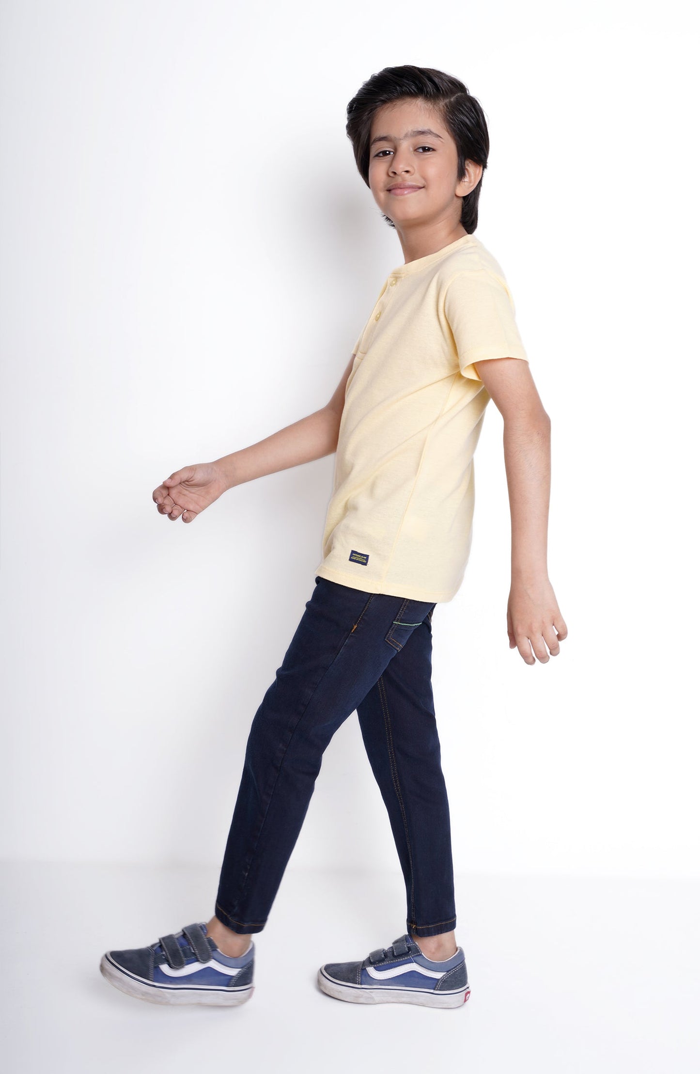 Blue Drop Shoulder T Shirt - IBK902A324 - Shop Now at Leisure Club