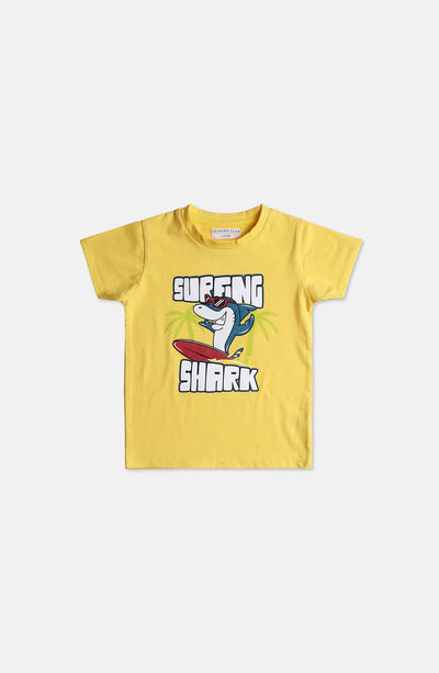 Surfing Shark T-Shirt - IBK908323 - Shop Now at Leisure Club