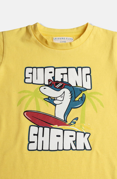 Surfing Shark T-Shirt - IBK908323 - Shop Now at Leisure Club