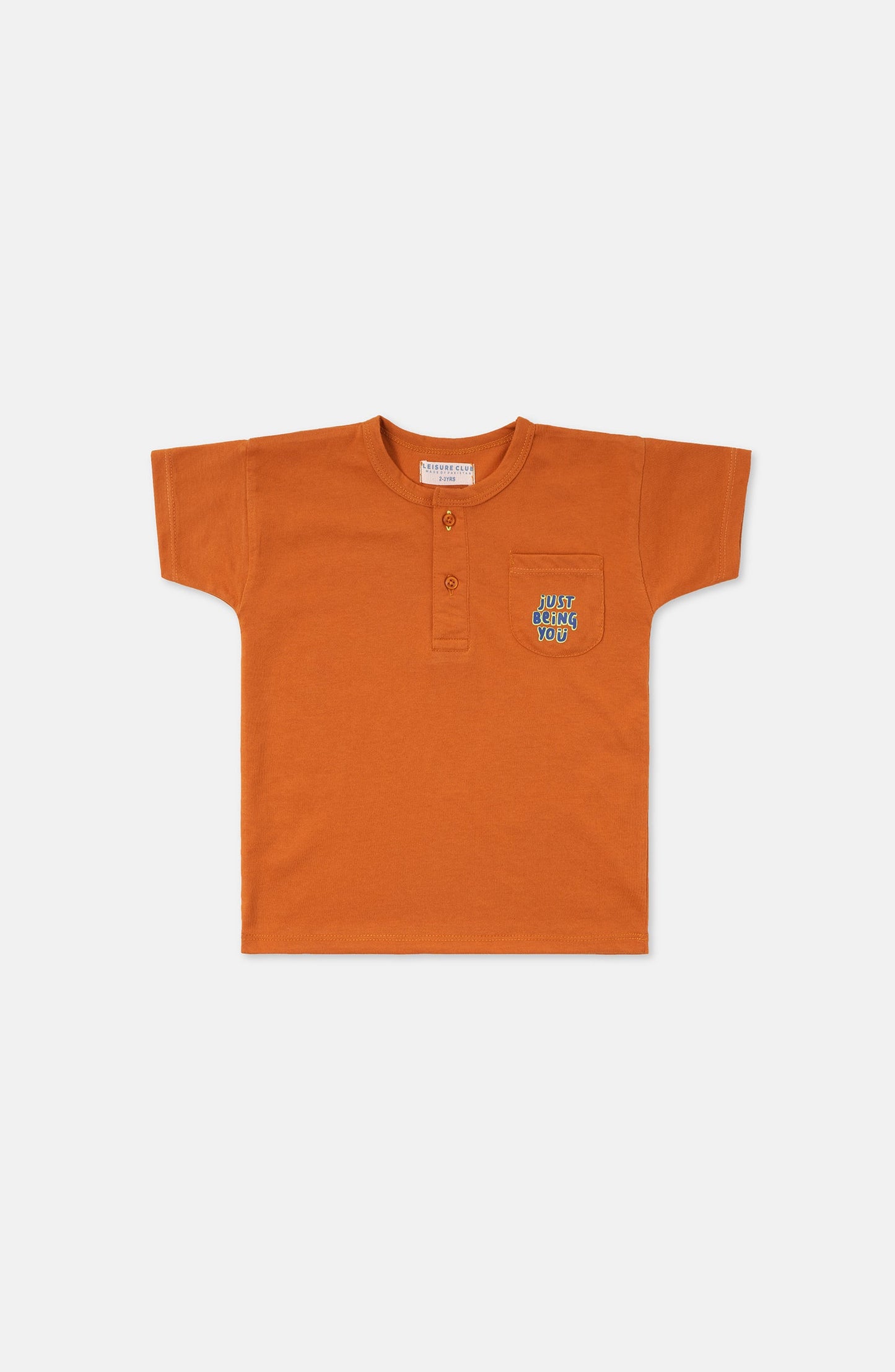 Drop Shoulder Henley
