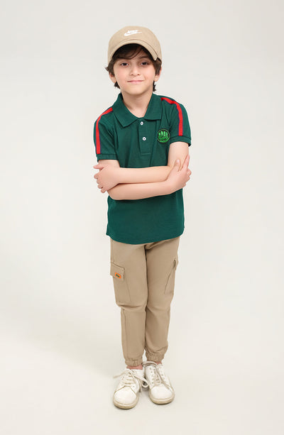 Boys Knitwear Polo Shirt