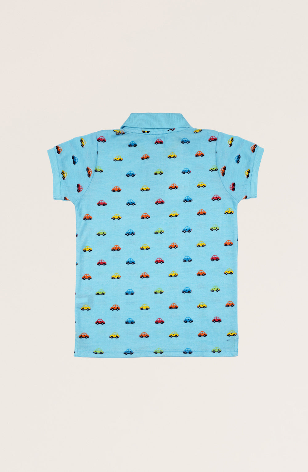 Boys Car Print Polo