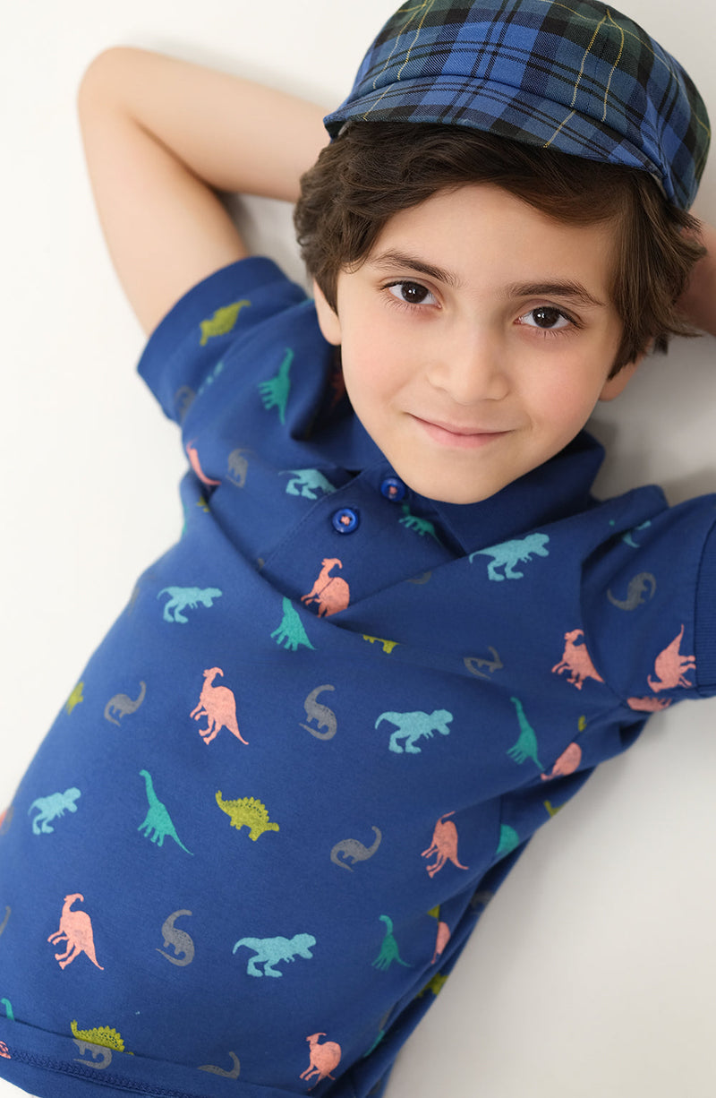 Boys Dino Polo - IBKP703125 - Shop Now at Leisure Club