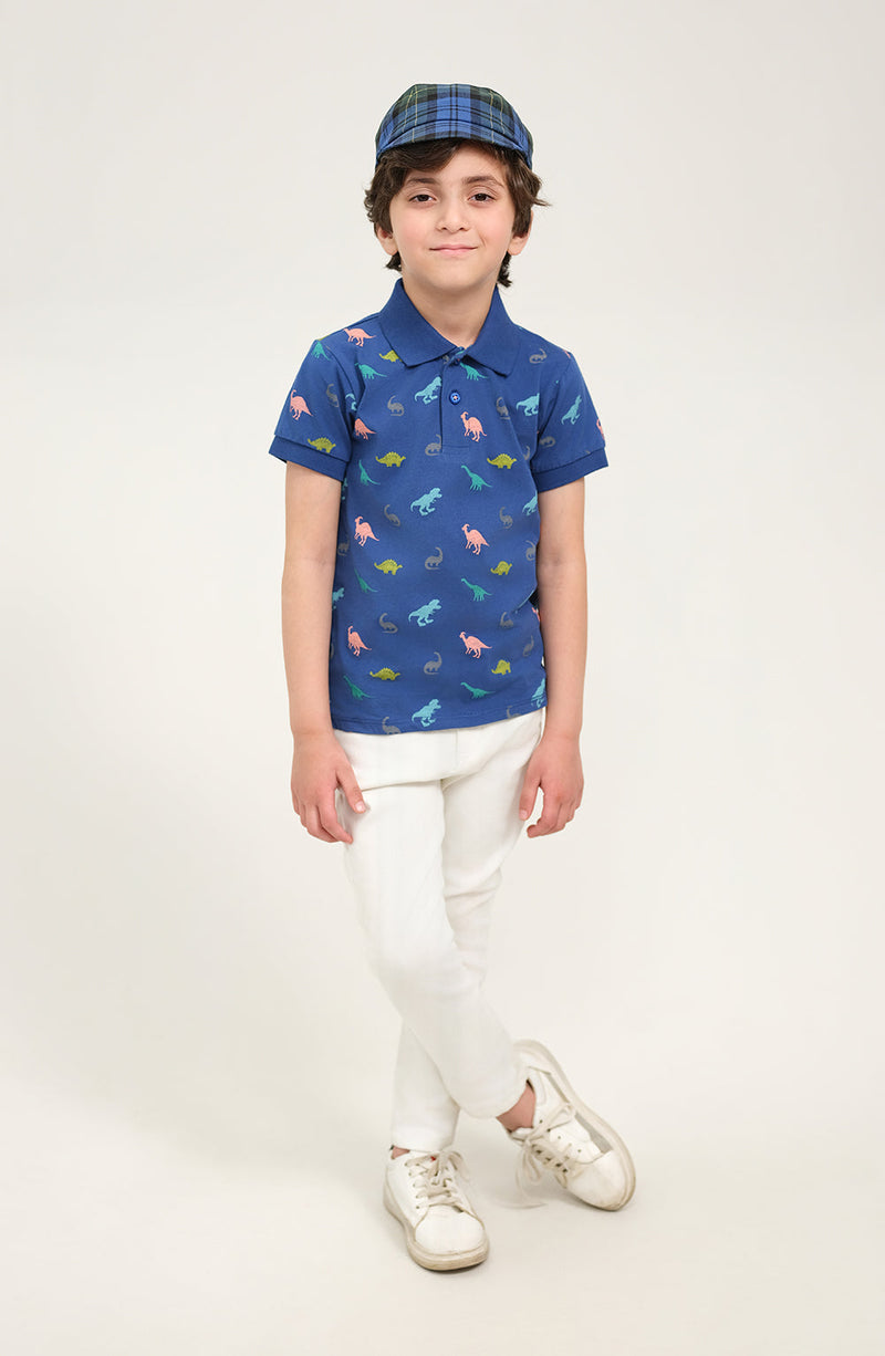 Boys Dino Polo - IBKP703125 - Shop Now at Leisure Club