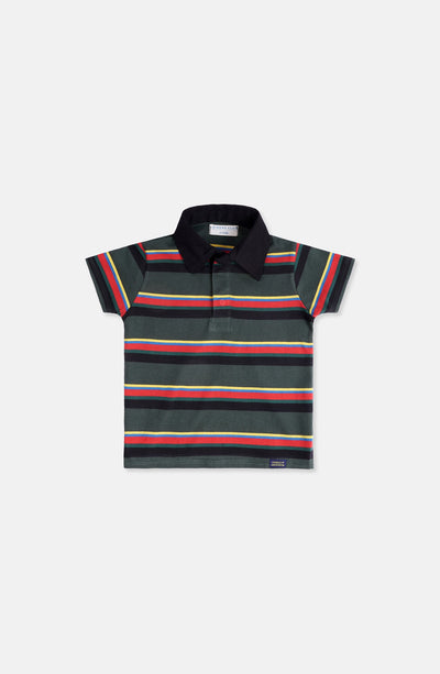 Striper Print Polo - IBKP704123 - Shop Now at Leisure Club