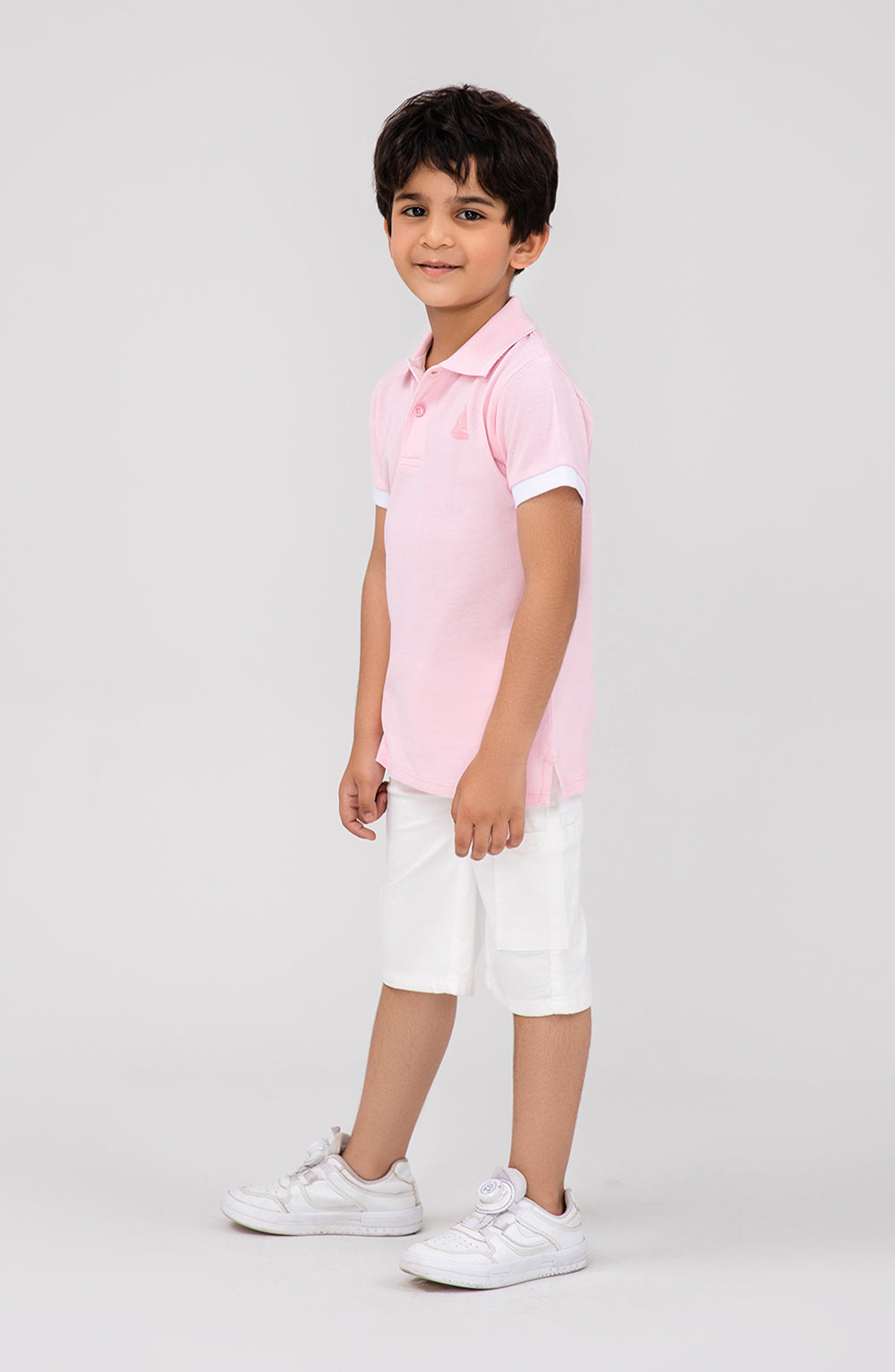 Boys Pink Polo Shirt