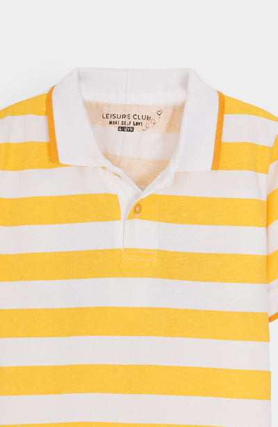 Striper Polo - IBKP754325 - Shop Now at Leisure Club