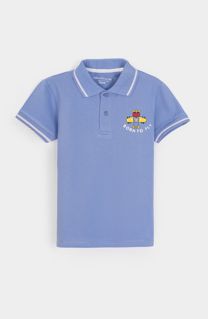 Printed Polo - IBKP759325 - Shop Now at Leisure Club