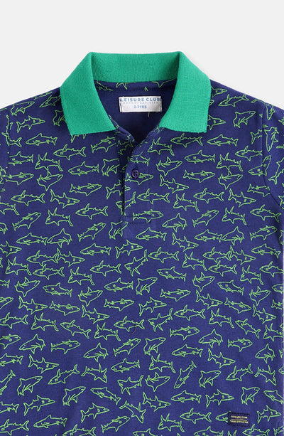Printed Polo - IBKP903B323 - Shop Now at Leisure Club