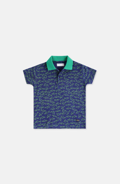 Printed Polo - IBKP903B323 - Shop Now at Leisure Club