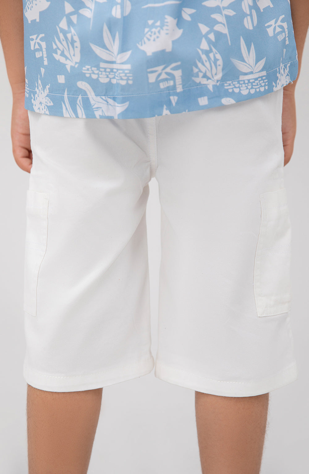 Baby Boys Basic Shorts-IBKS700125