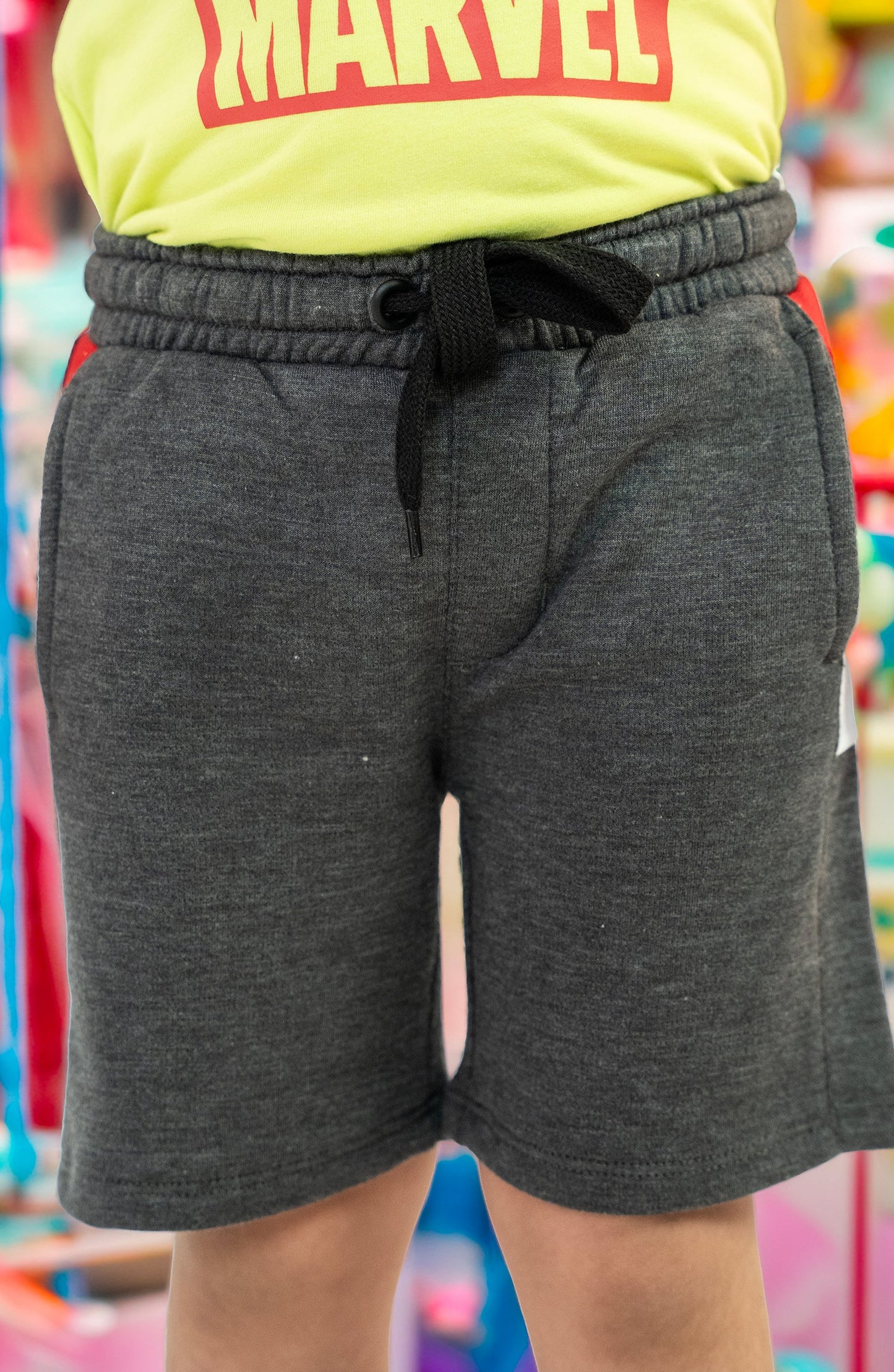 Blue Knit Shorts In Heavy Jersey