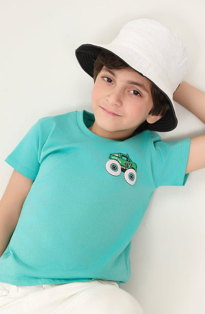 Boys Monster Truck Tee - IBKT700125 - Shop Now at Leisure Club