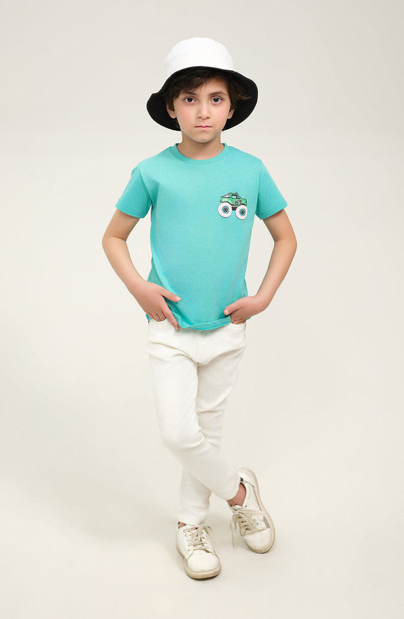Boys Monster Truck Tee - IBKT700125 - Shop Now at Leisure Club