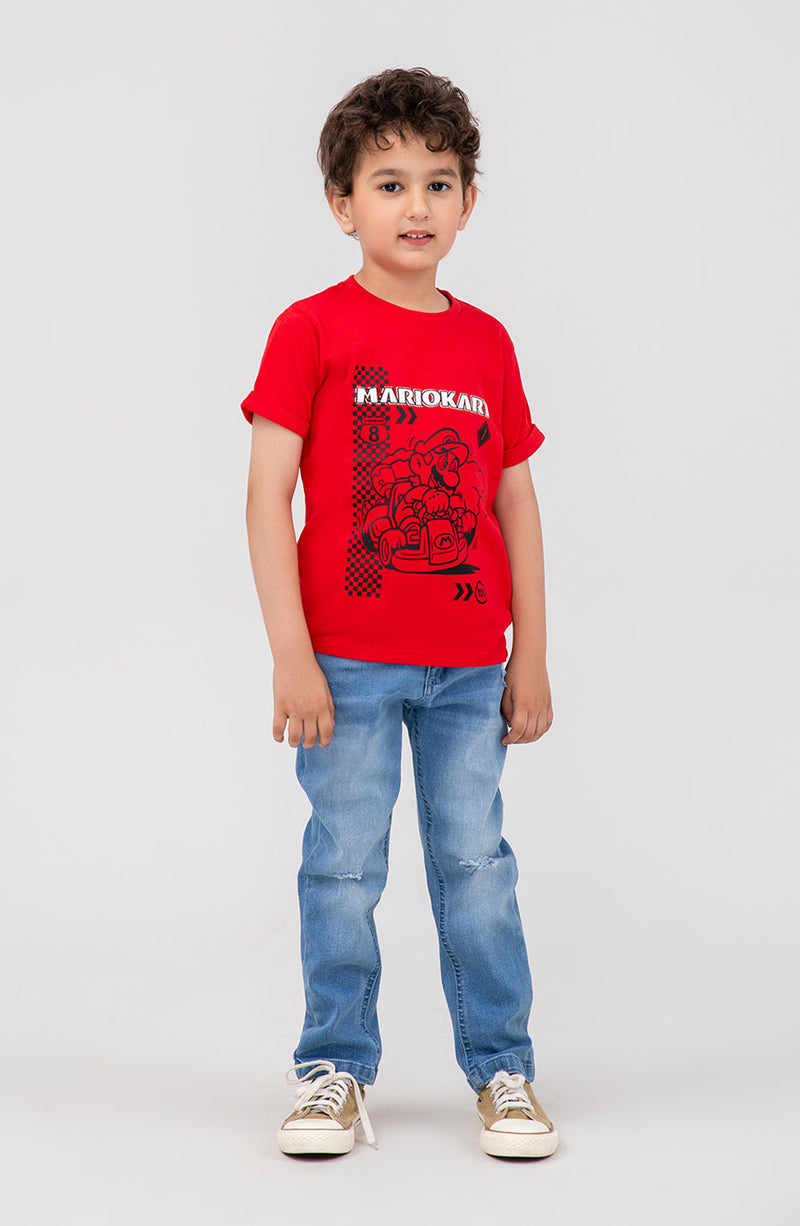Boys Mario-Kart T-Shirt - IBKT707325 - Shop Now at Leisure Club