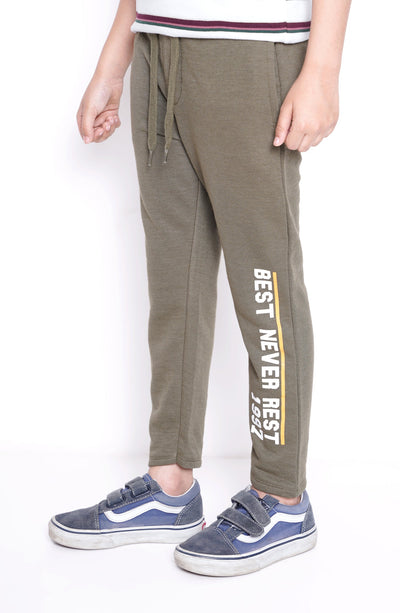 Printed Blue Trousers In Frenc - IBKT906324 - Shop Now at Leisure Club