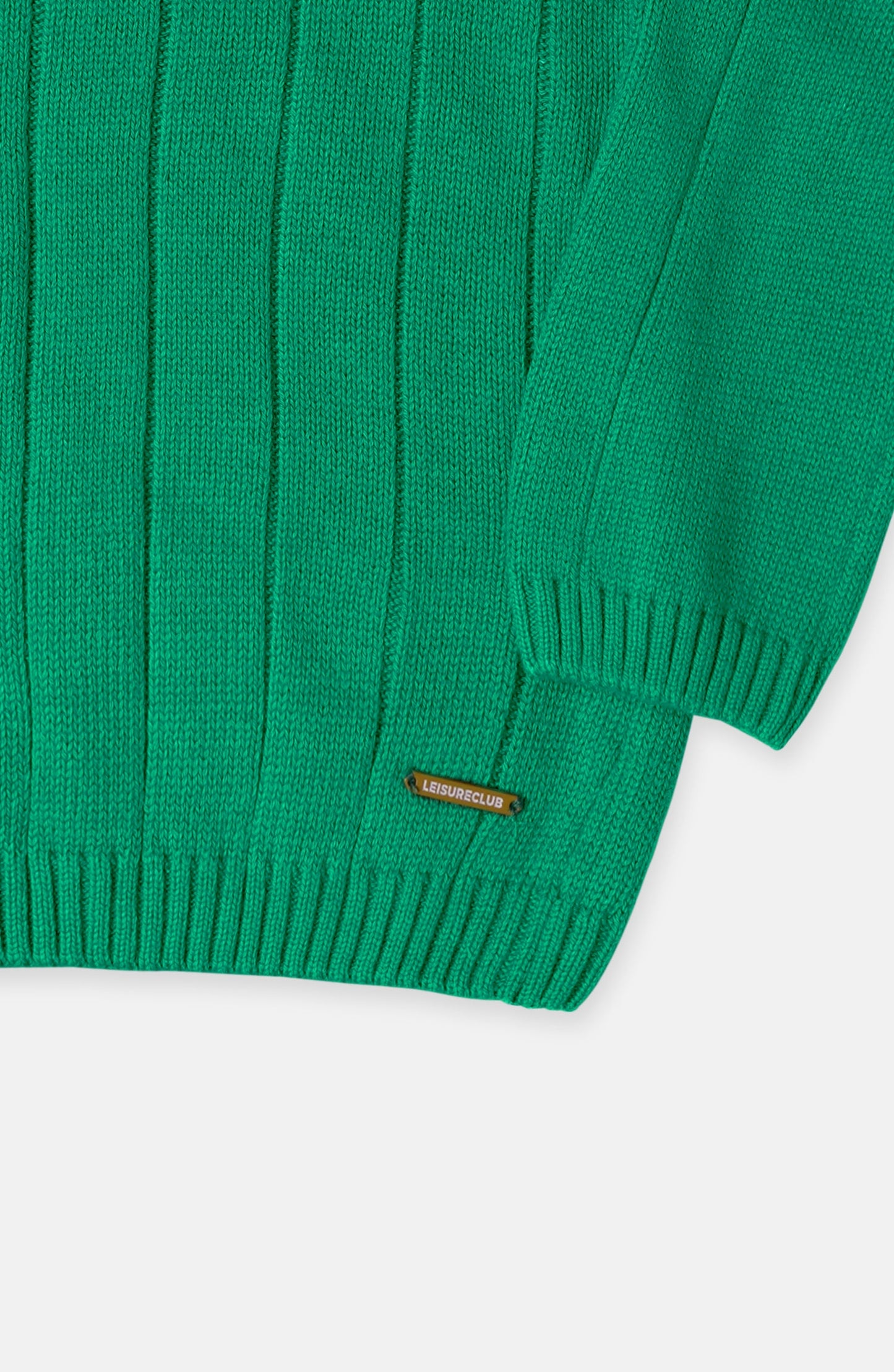 Mock Neck Drop Needle Sweater