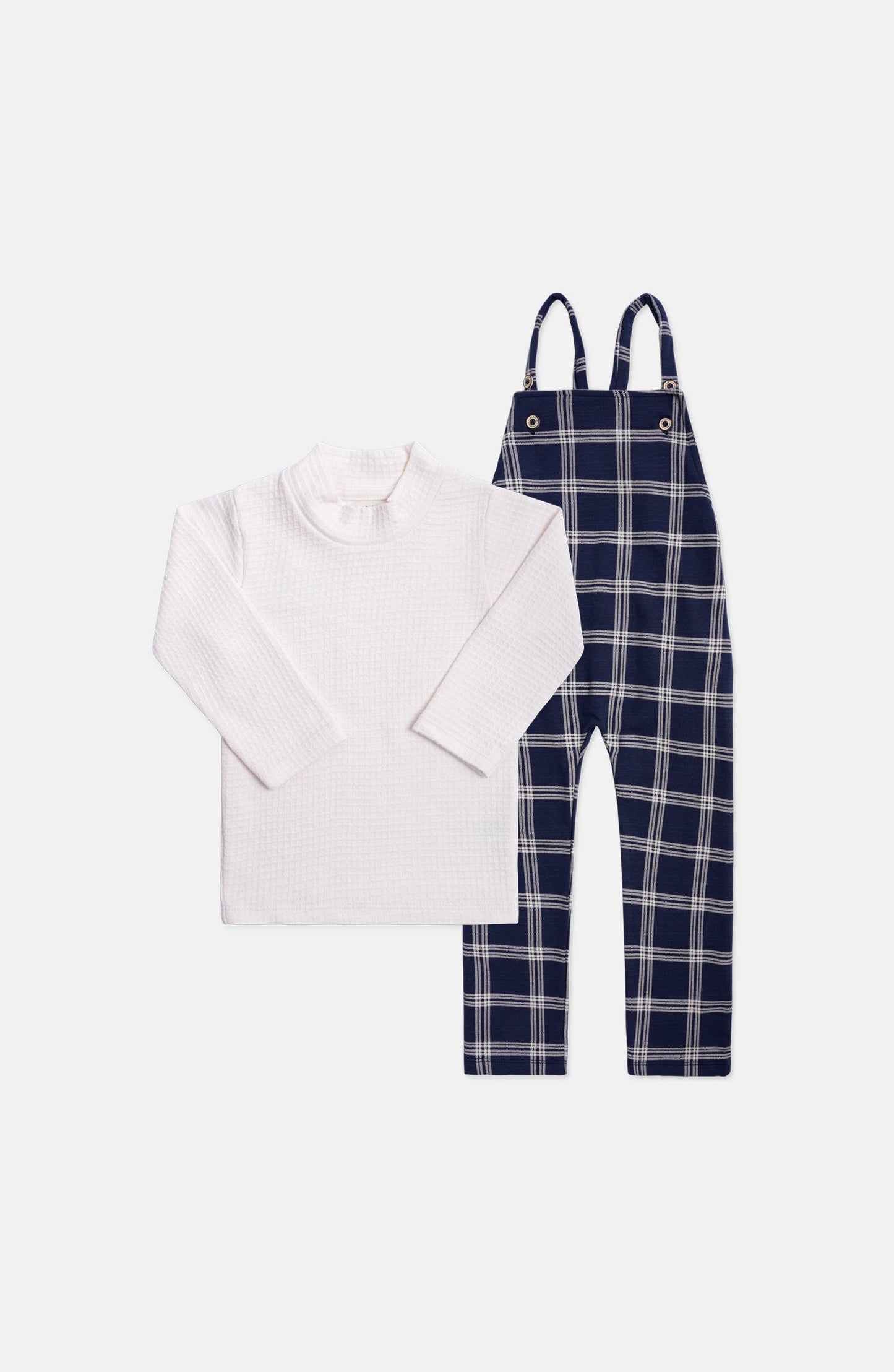 2piece Knit Printed Dungarees - IBSU603423 - Shop Now at Leisure Club