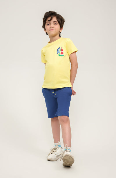 Boys Little Sailor Co-Ord Set