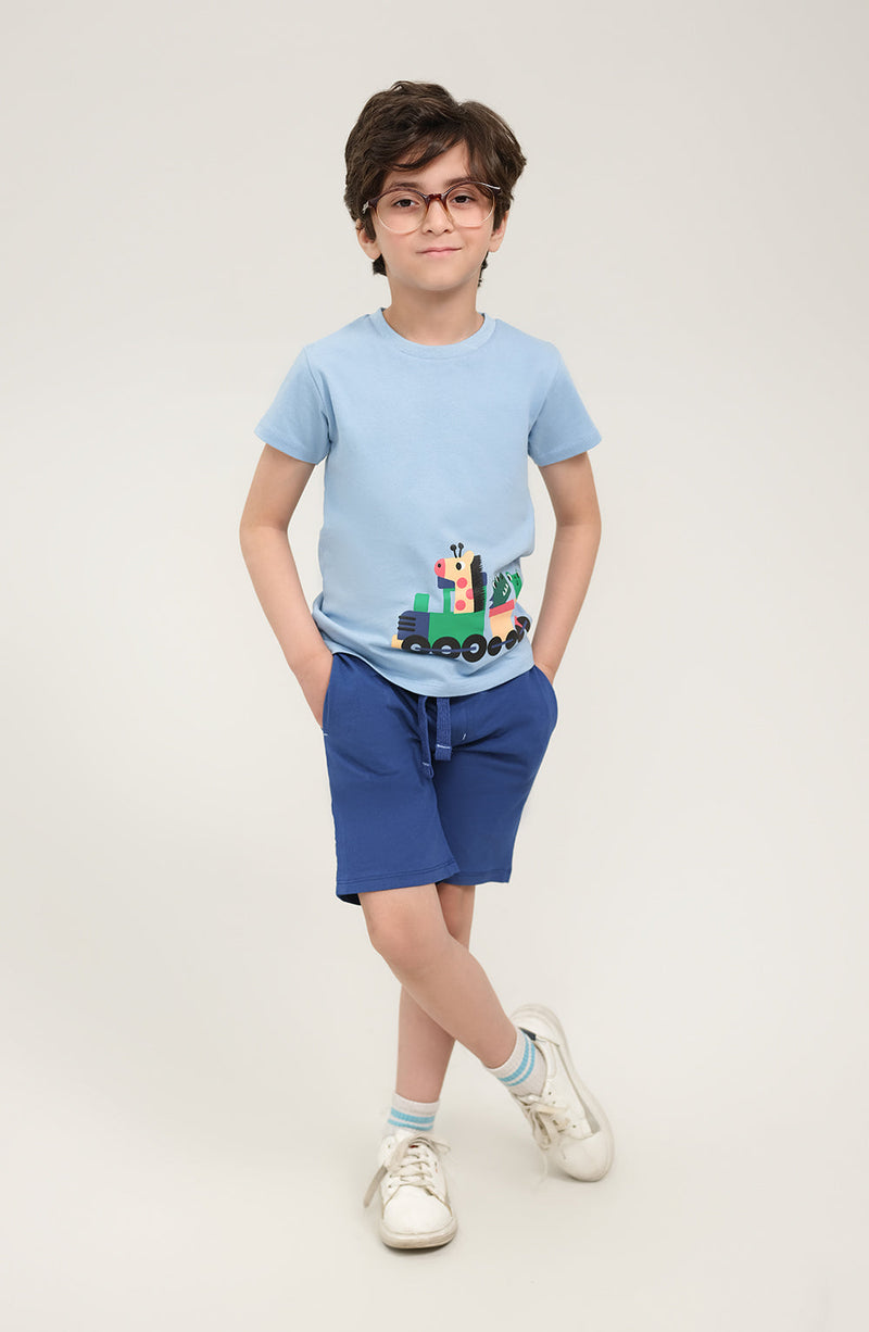 Boys Animal Train Co-Ord Set - IBSU703125 - Shop Now at Leisure Club