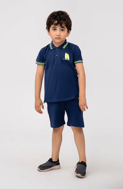 Boys Basic Polo Co-Ord Set