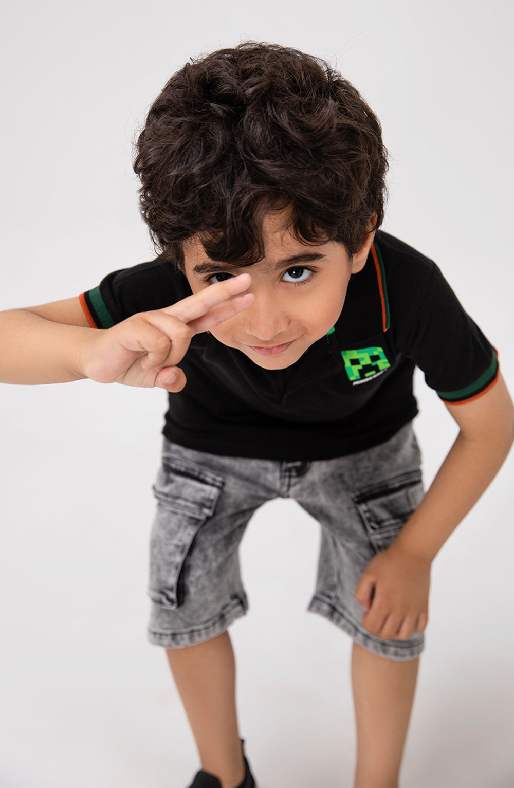 Boys Basic Polo Co-Ord Set