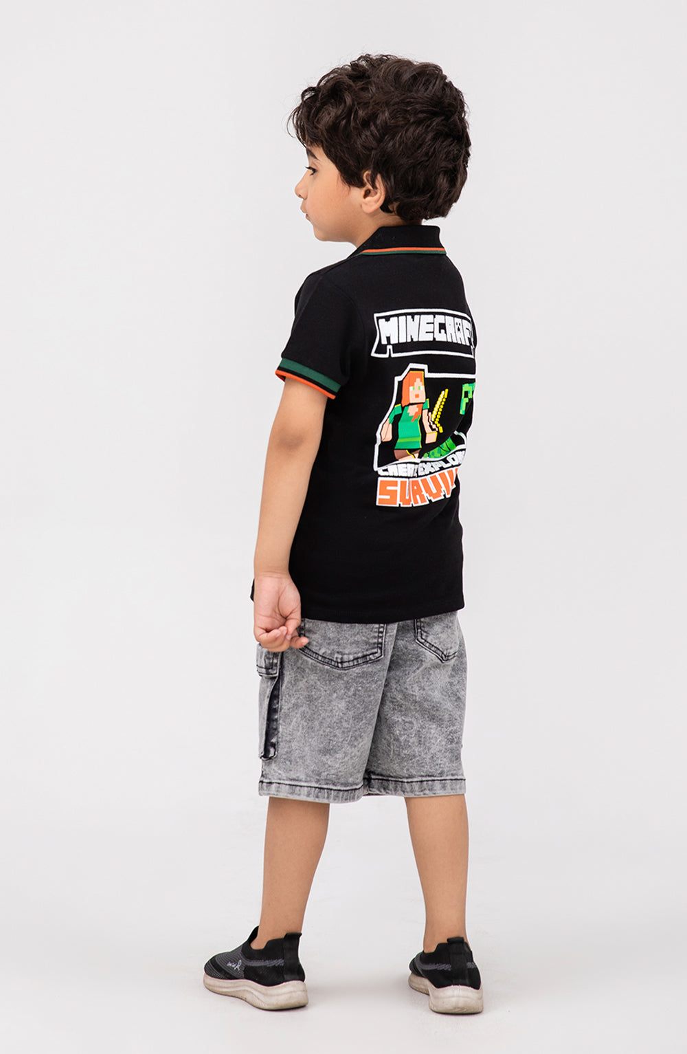 Boys Basic Polo Co-Ord Set