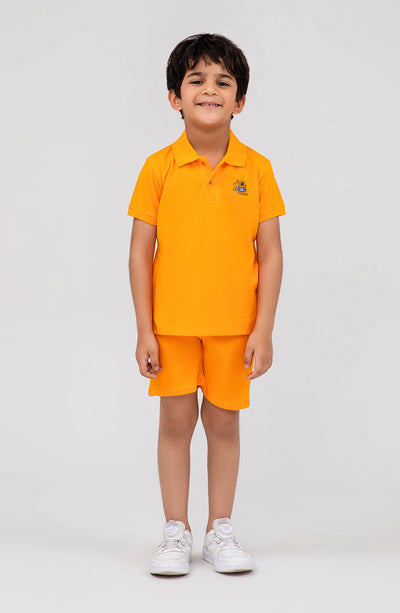 Boys Basic Polo Co-Ord Set